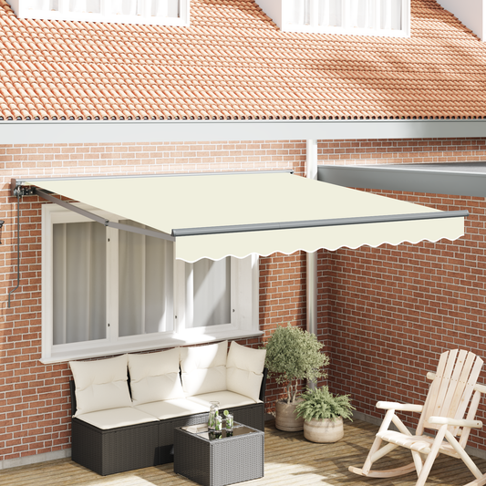 Utrækkelig Markise Creme 300x250 Cm Polyester - hovedbillede