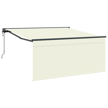 Utrækkelig Markise Beige Large Stof - billede 2