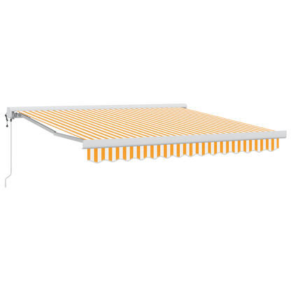 Automatisk Utrækkelig Markise Gul og Hvid 300 X 250 Cm - billede 2