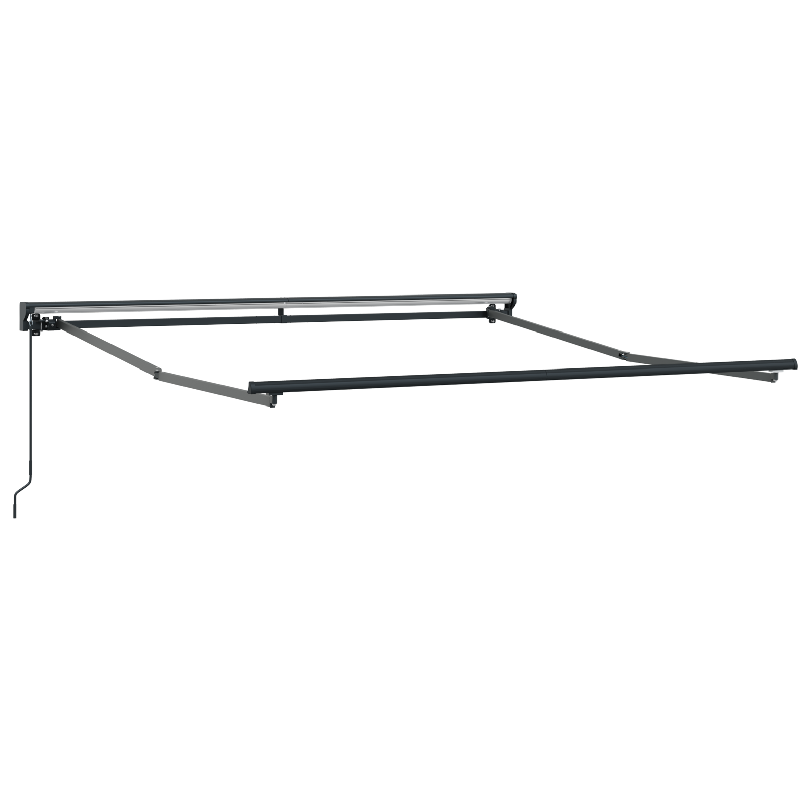 Utrækkelig Markise Gul og Hvid 300x250 Cm Polyester og Metal - billede 5