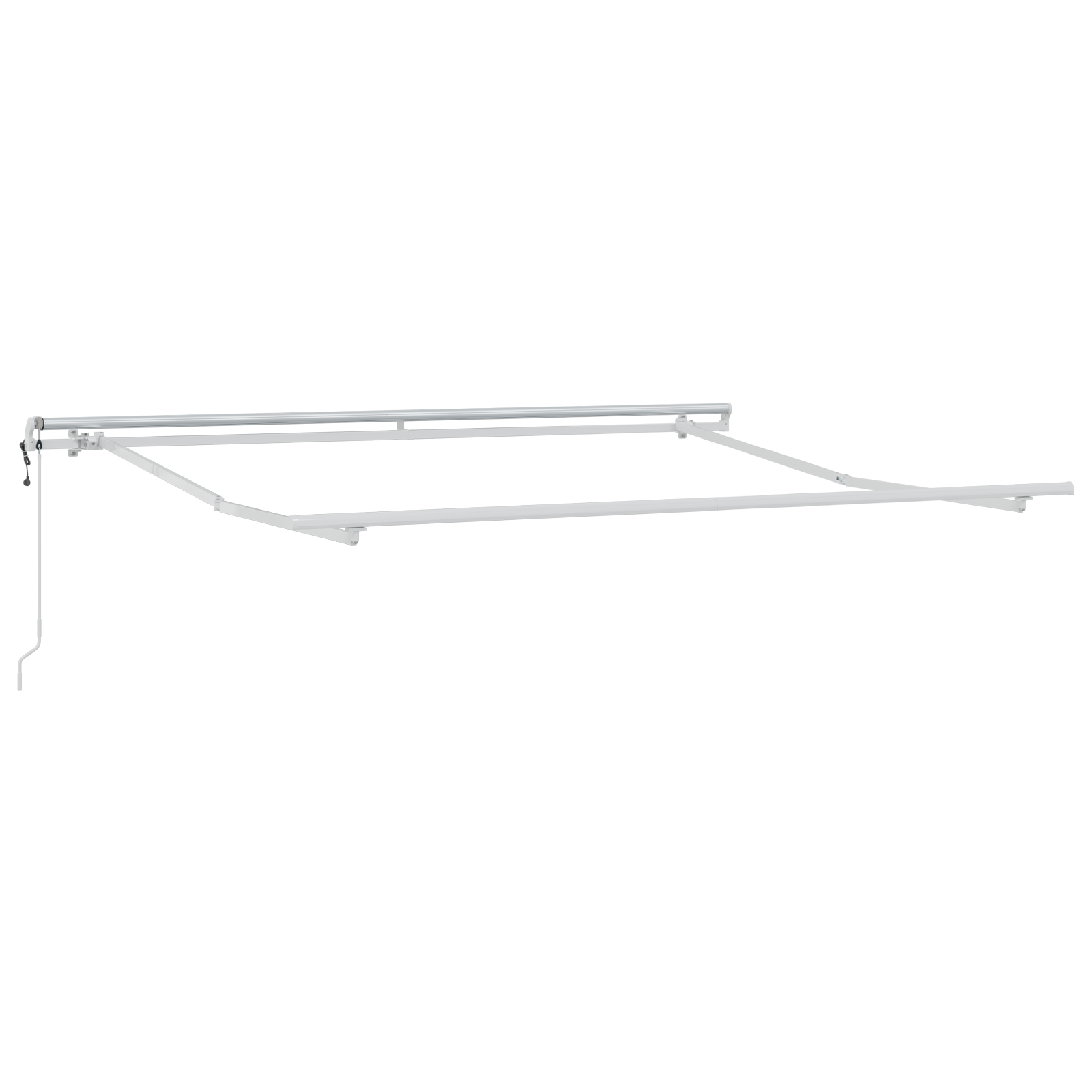 Automatisk Utrækkelig Markise Orange og Brun 300x250 Cm - billede 5