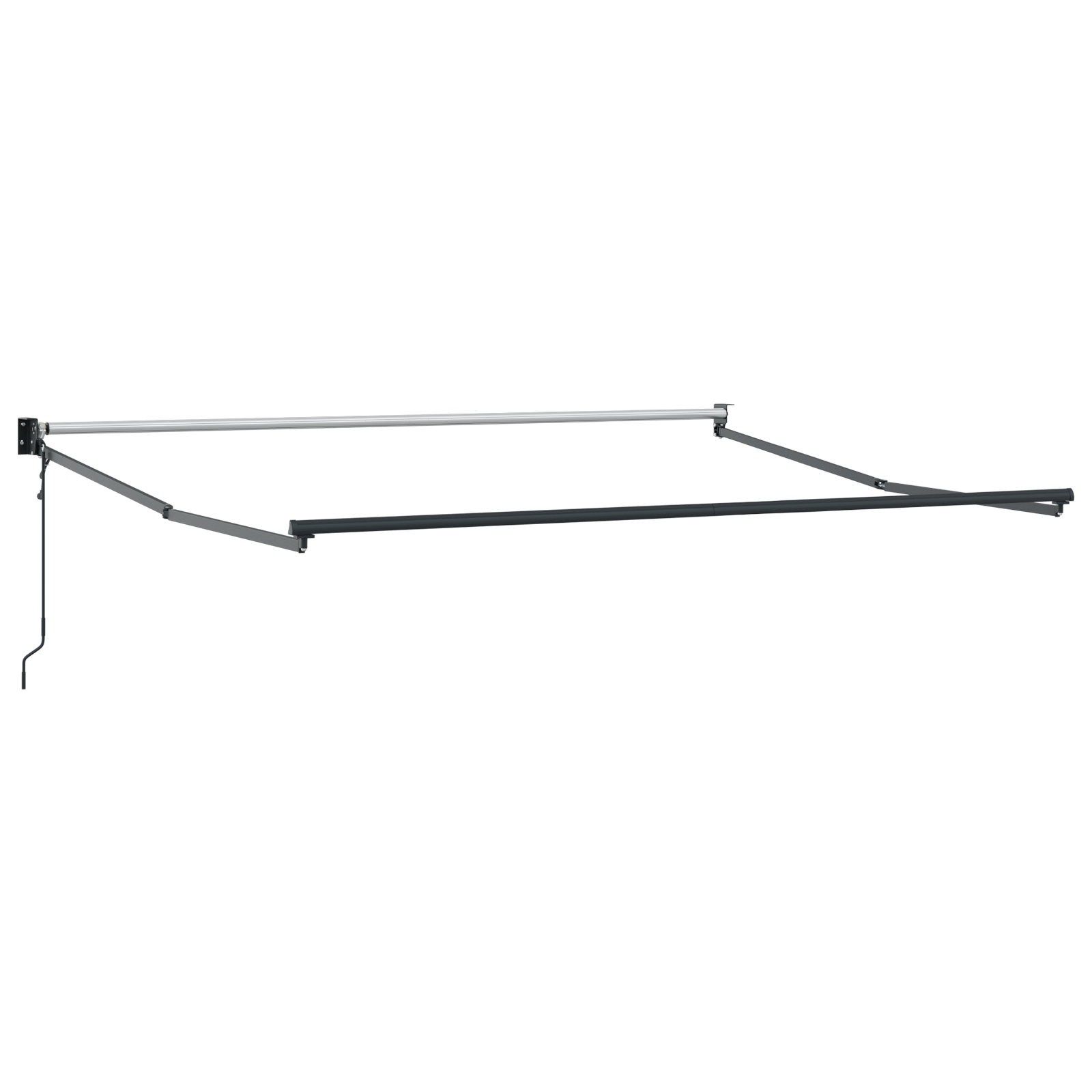 Automatisk Udtrækkelig Markise Orange og Brun 300x250 Cm - billede 5