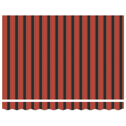 Utrækkelig Markise Orange og Brun 300x250 Cm Polyester og Metal - billede 6