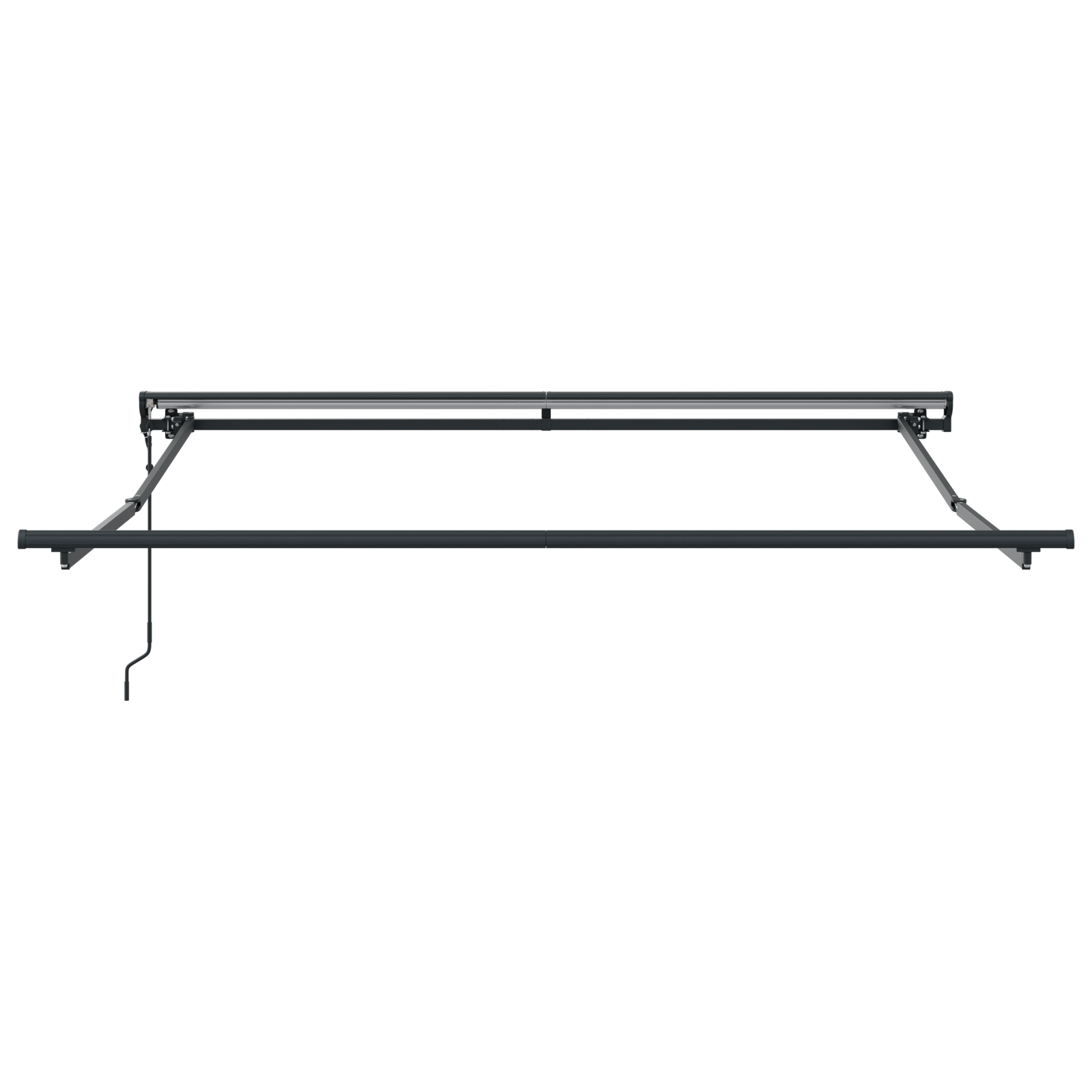 Utrækkelig Markise Bordeaux Rød 300x250 Cm Polyester og Metal - billede 7