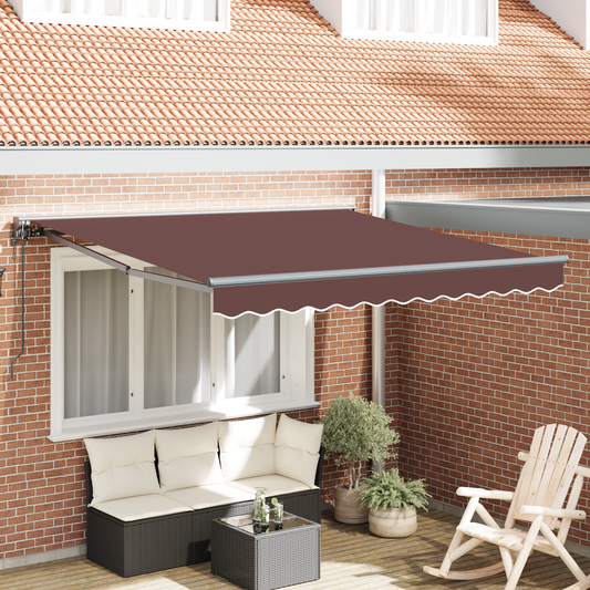 Utrækkelig Markise Brun 300x250 Cm - hovedbillede