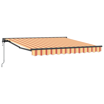 Automatisk Utrækkeligt Markise i Gul og Orange, 300 X 250 Cm - billede 2