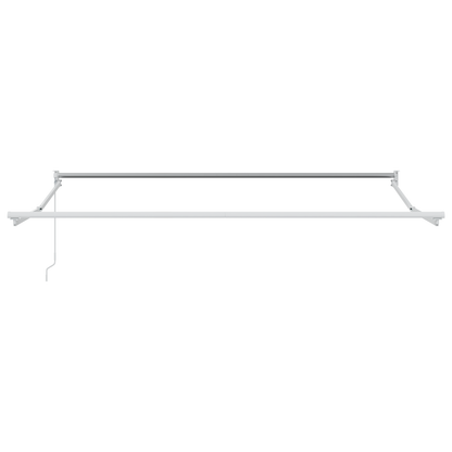 Manuel Udtækkelig Markise Rød og Hvid Stribe 300x250 Cm - billede 7
