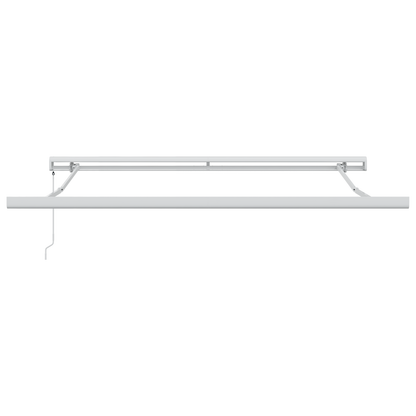 Manuel Udtækkelig Markise Rød og Hvid Stribe 300x250 Cm - billede 6