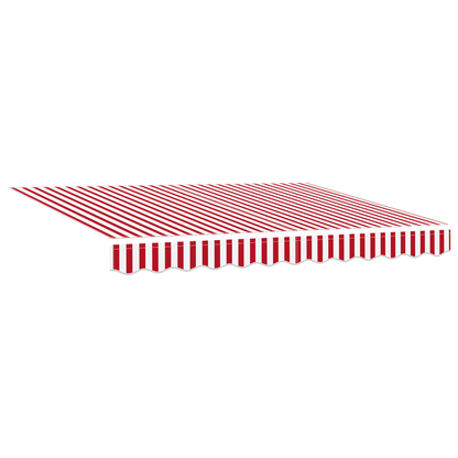 Automatiske Utrækkelige Markise - Rød og Hvid Stribe 300 X 250 Cm - billede 4