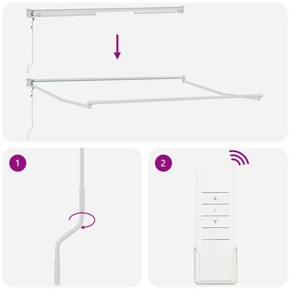 Utrækkelig Markise Flerfarvet 300x250 Cm Stof - billede 9