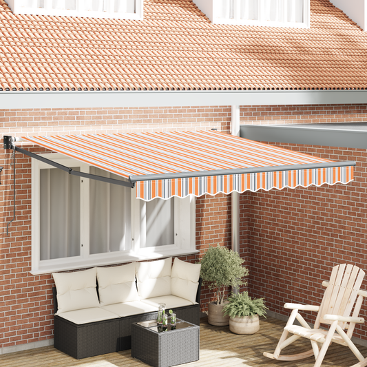 Utrækkelig Markise Flerfarvet 300x250 Cm Stof - hovedbillede