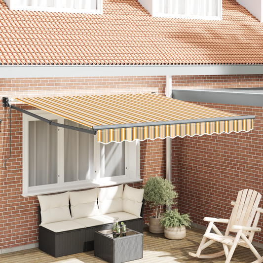 Utrækkelig Markise Flerfarvet 300x250 Cm Stof - hovedbillede