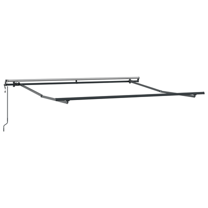 Automatisk Udtækkelig Markise Sort 300x250 Cm&&markise Erstatningsstof til 3x2.5 M Ramme Sort - billede 4