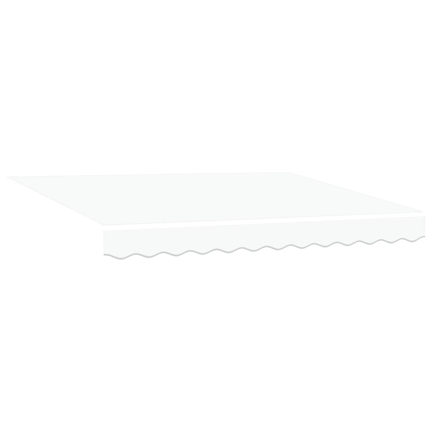 Utrækkelig Markise Hvid 300x250 Cm Polyester - billede 4