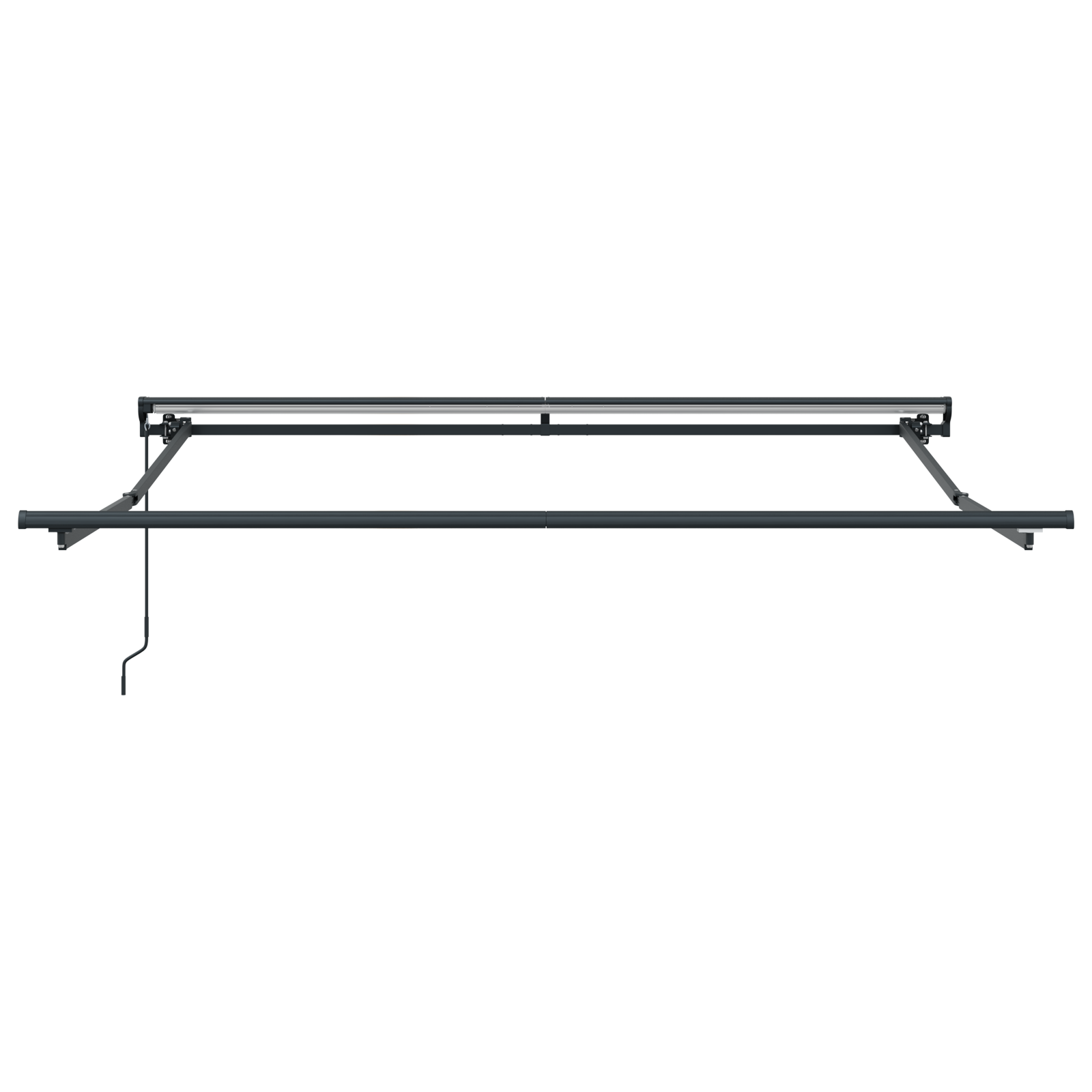 Utrækkelig Markise Hvid 300x250 Cm Polyester - billede 7