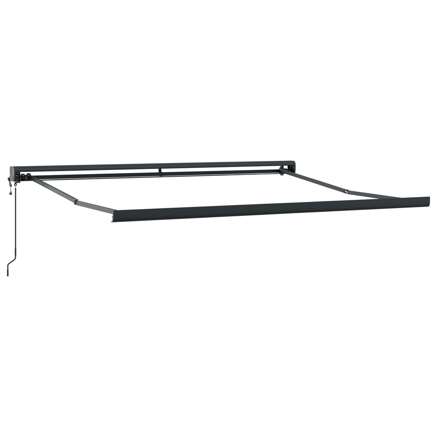 Automatisk Utrækkelig Markise i Grøn og Gul 300 X 250 Cm - billede 4