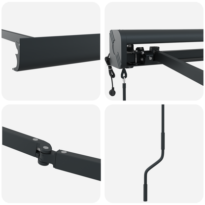 Automatisk Utrullesmarkise i Blå og Hvid - 350x250 Cm - billede 12