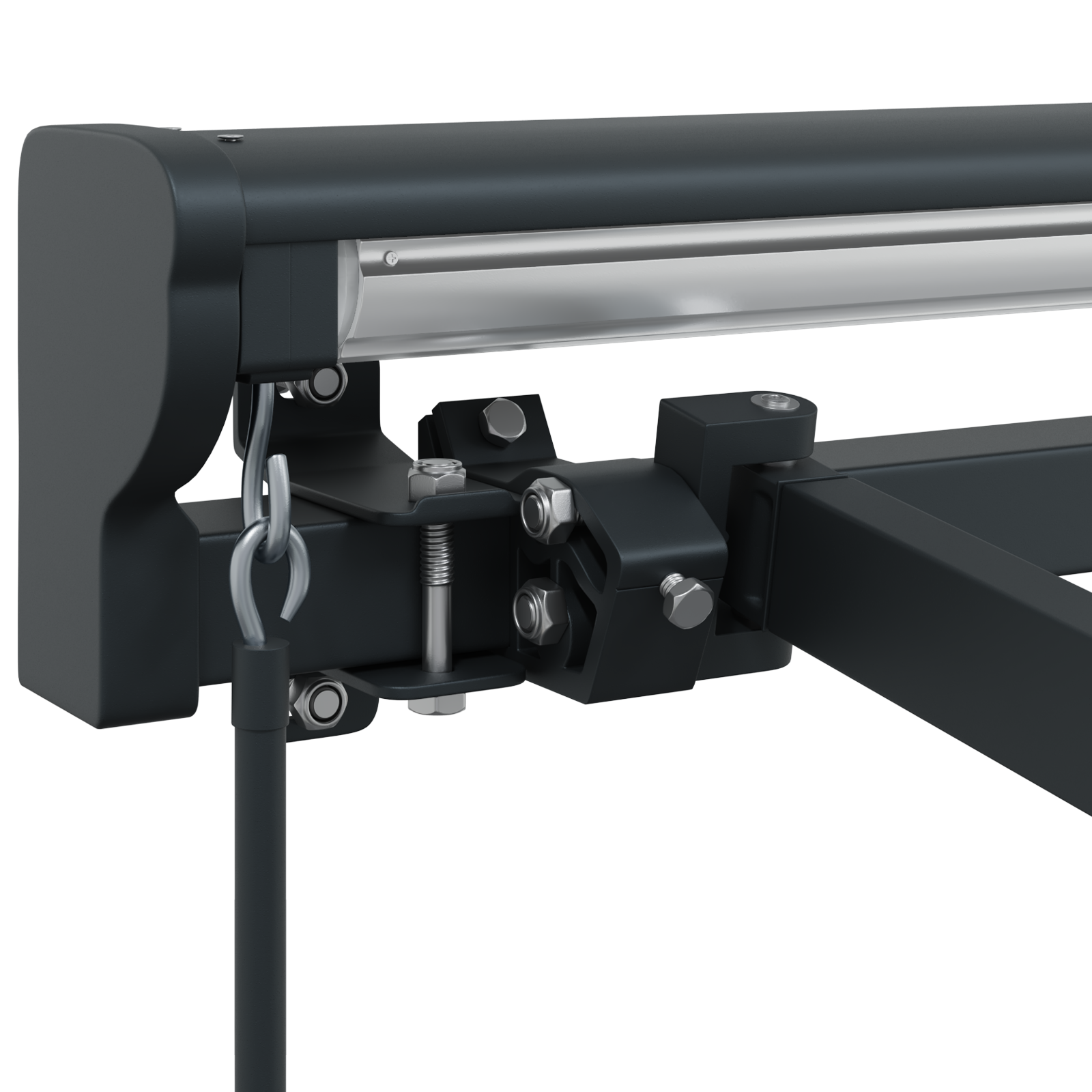 Manuel Udtækkelig Markise Blå og Hvid 350x250 Cm - billede 13