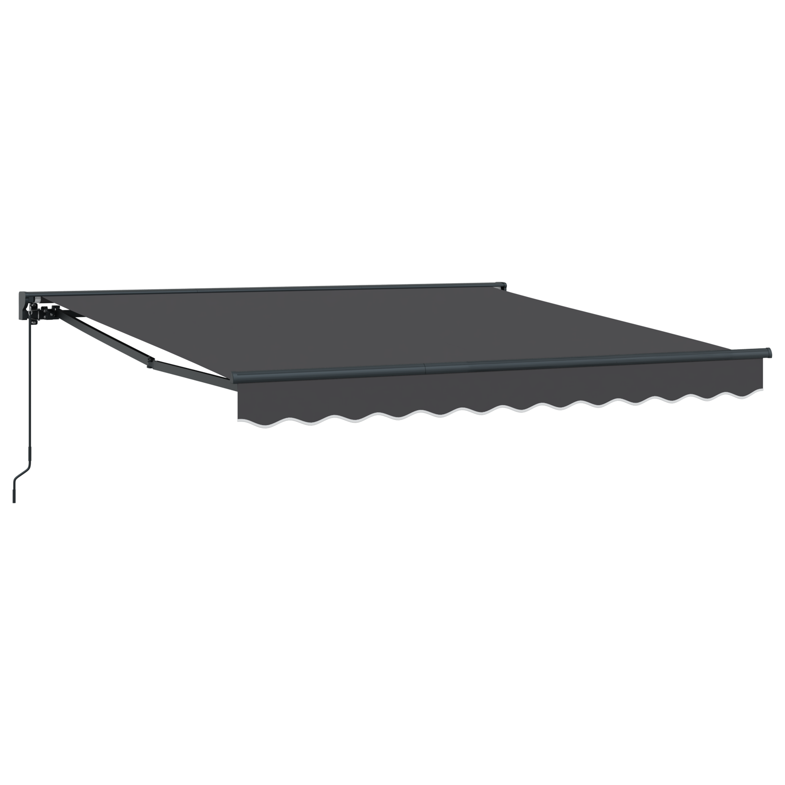 Utrækkelig Markise Antracit 350x250 Cm - billede 2