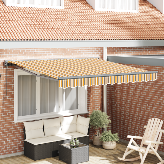 Utrækkelig Markise Marineblå 350x250 Cm - hovedbillede