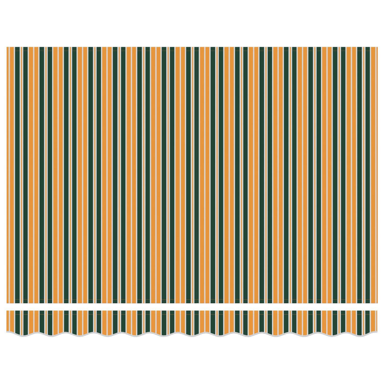 Utrækkelig Markise Grøn og Gul 350x250 Cm - billede 5