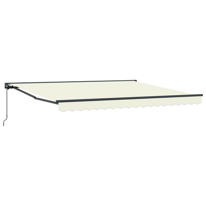 Utrækkelig Markise Creme 400x300 Cm Polyester og Aluminium - billede 2
