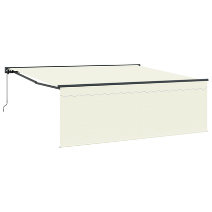 Utrækkelig Markise Beige 400 × 300 Cm Polyester - billede 2