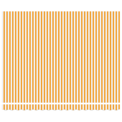 Automatisk Utrækkelig Markise i Gul og Hvid 400 X 300 Cm - billede 6