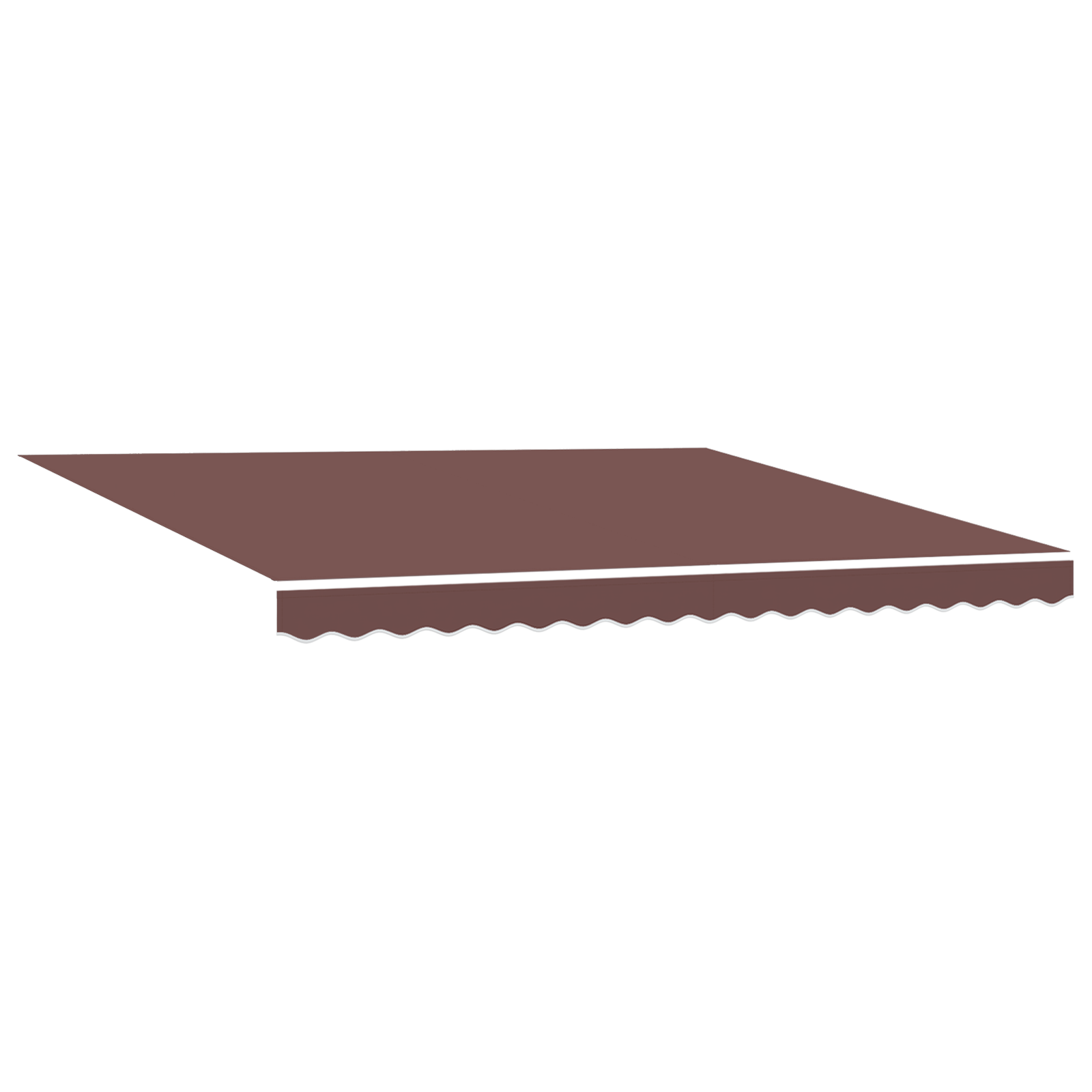Manuel Foldbar Markise – Brun, 400 X 300 Cm - billede 4