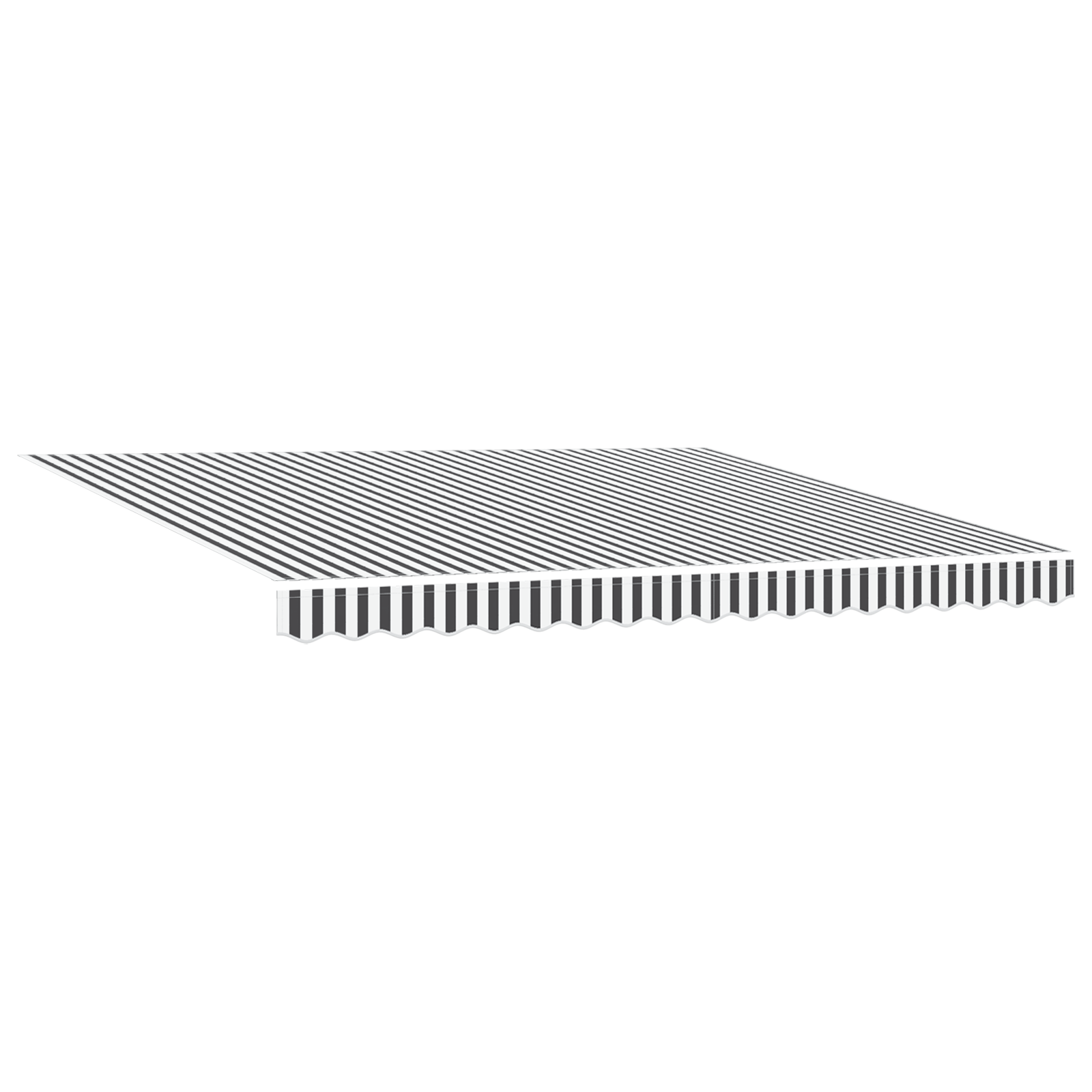 Utrækkelig Markise Anthracit og Hvid 400x300 Cm - billede 4