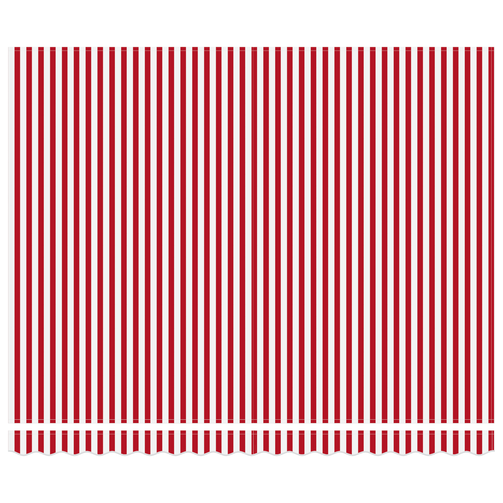 Automatisk Sammenrullelig Markise Rød og Hvid Stribe 400x300 Cm - billede 6