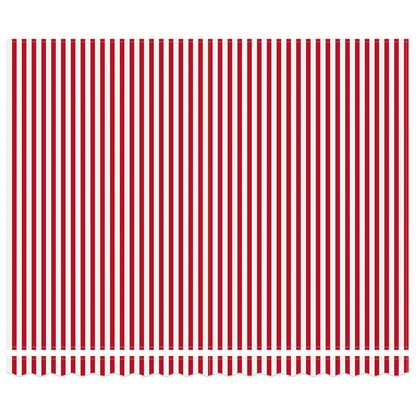 Automatisk Sammenrullelig Markise Rød og Hvid Stribe 400x300 Cm - billede 6