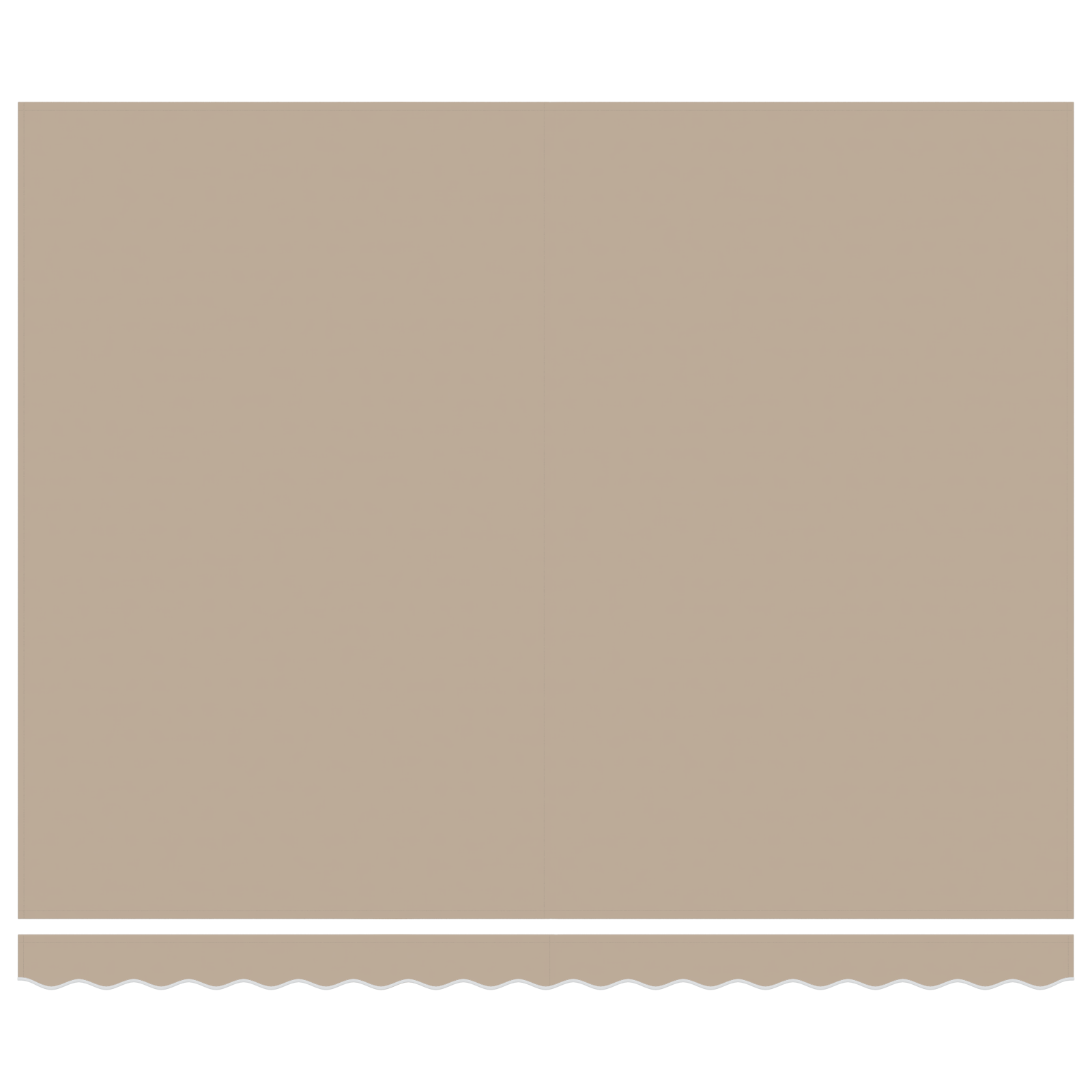 Automatisk Sammenrullelig Markise Beige 400x300 Cm&&markise Erstatningsstof til 4x3 M Ramme Beige - billede 6
