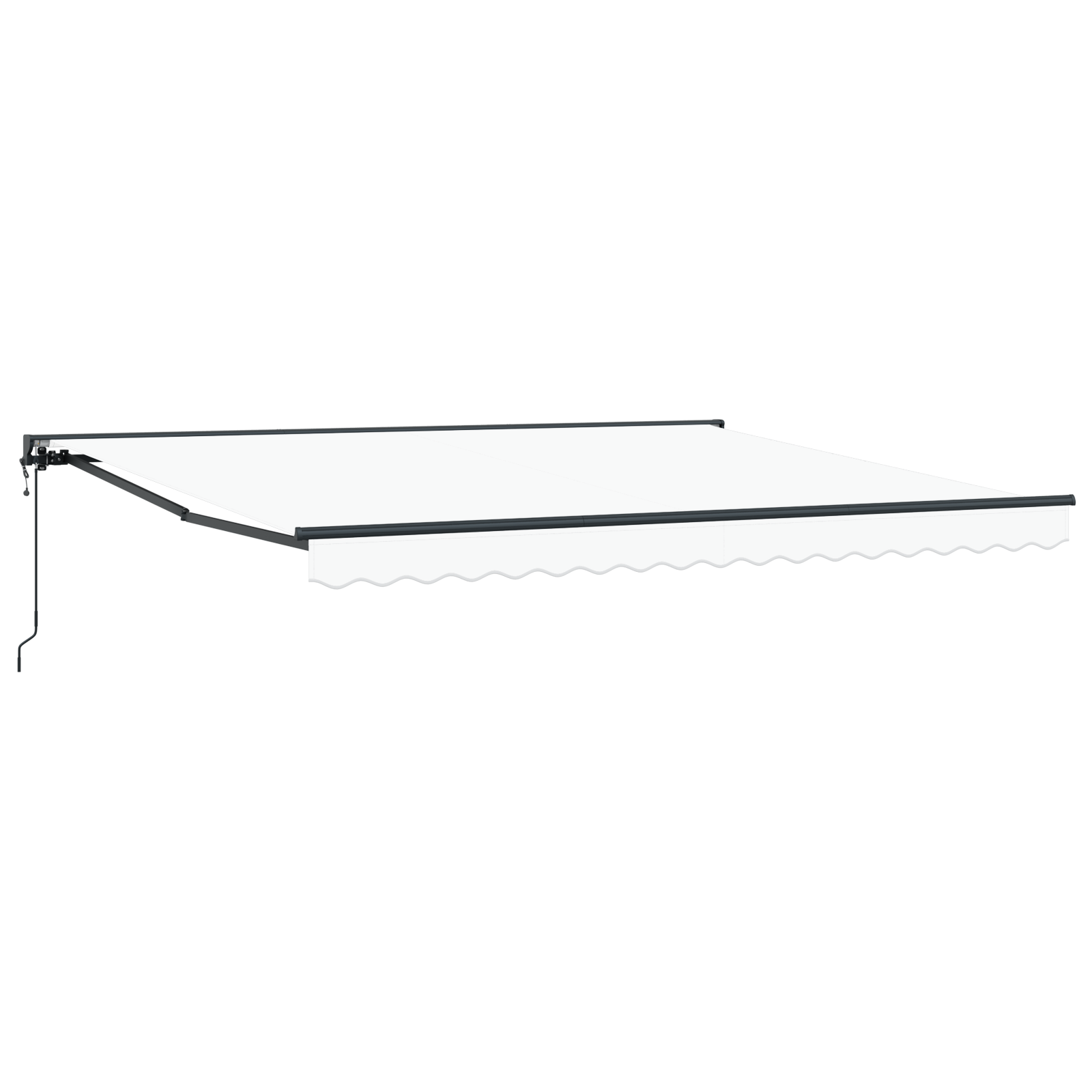 Utrækkelig Markise Hvid 400x300 Cm - billede 2