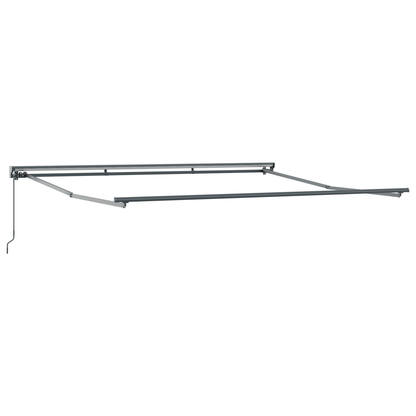 Utrækkelig Markise Grøn og Hvid 400x300 Cm - billede 5
