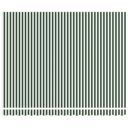 Utrækkelig Markise Grøn og Hvid 400x300 Cm - billede 6