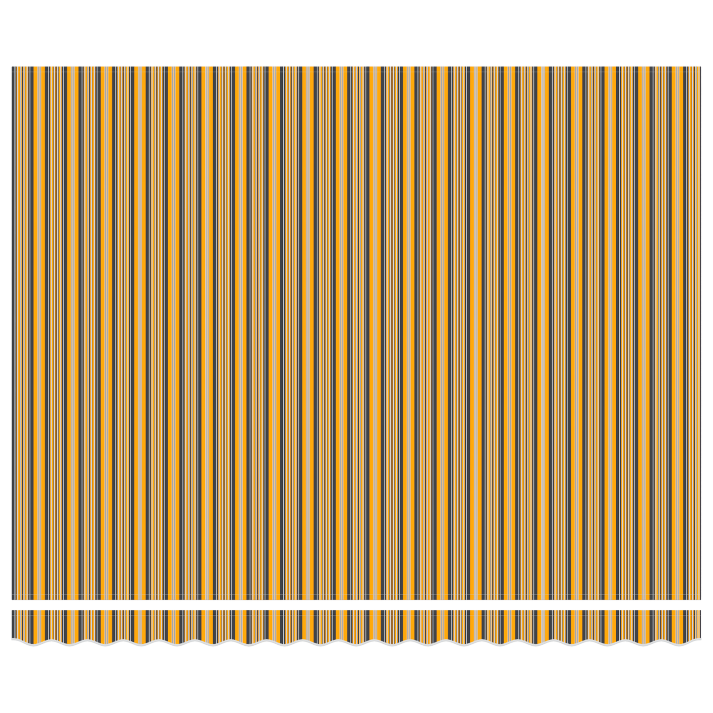 Manuel Udtækkelig Markise Multifarvet Stribe 400x350 Cm - billede 7