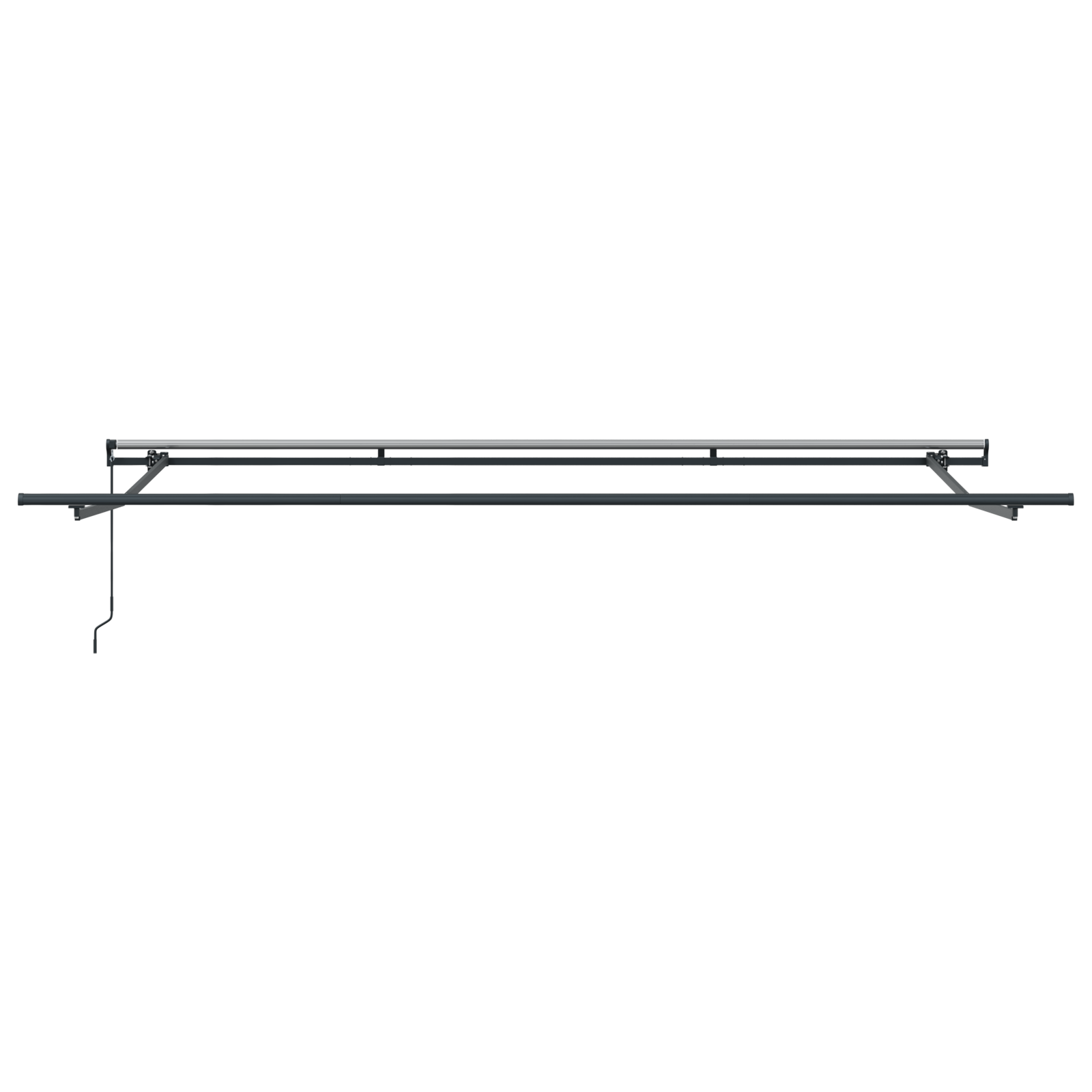 Manuel Utrækbar Markise – Multifarvet Stribe 400x350 Cm - billede 7