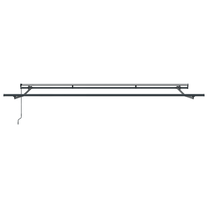 Manuel Utrækbar Markise – Multifarvet Stribe 400x350 Cm - billede 7