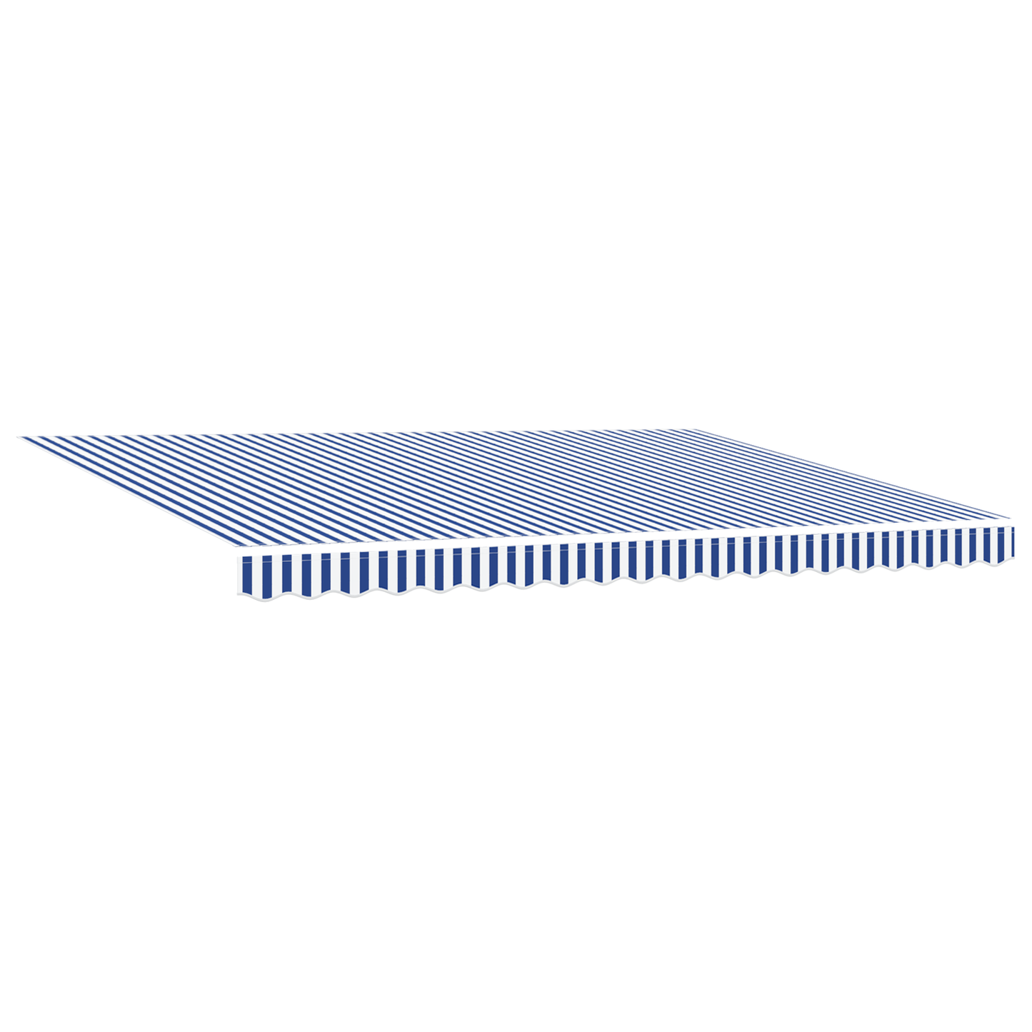 Automatisk Udrulbar Markise Blå og Hvid - 450x300 Cm - billede 4