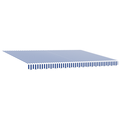 Automatisk Udrulbar Markise Blå og Hvid - 450x300 Cm - billede 4
