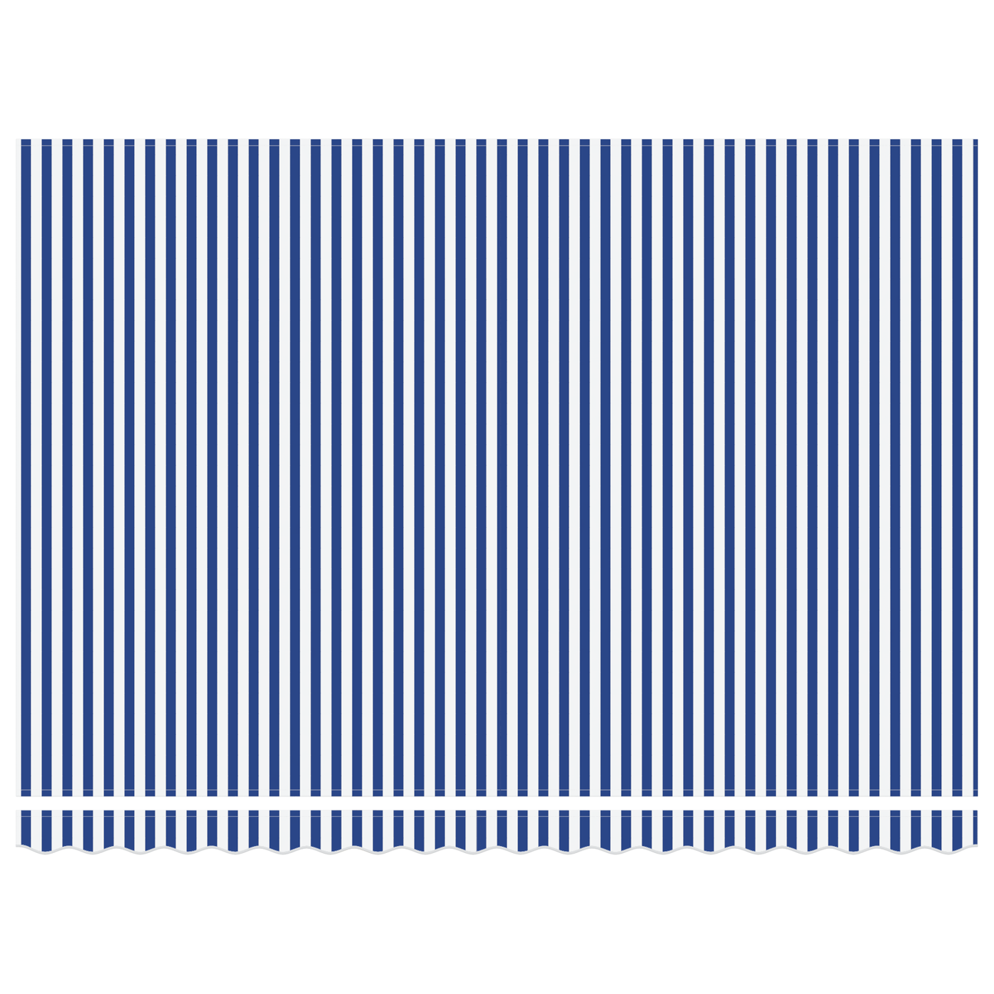 Utrækkelig Markise Blå og Hvid 450x300 Cm - billede 6