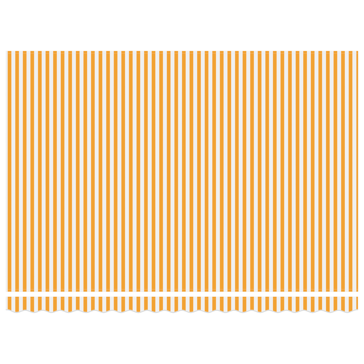 Automatisk Utrækbar Markise Orange og Hvid 450x300 Cm - billede 6