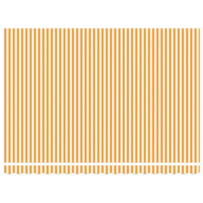 Automatisk Utrækbar Markise Orange og Hvid 450x300 Cm - billede 6