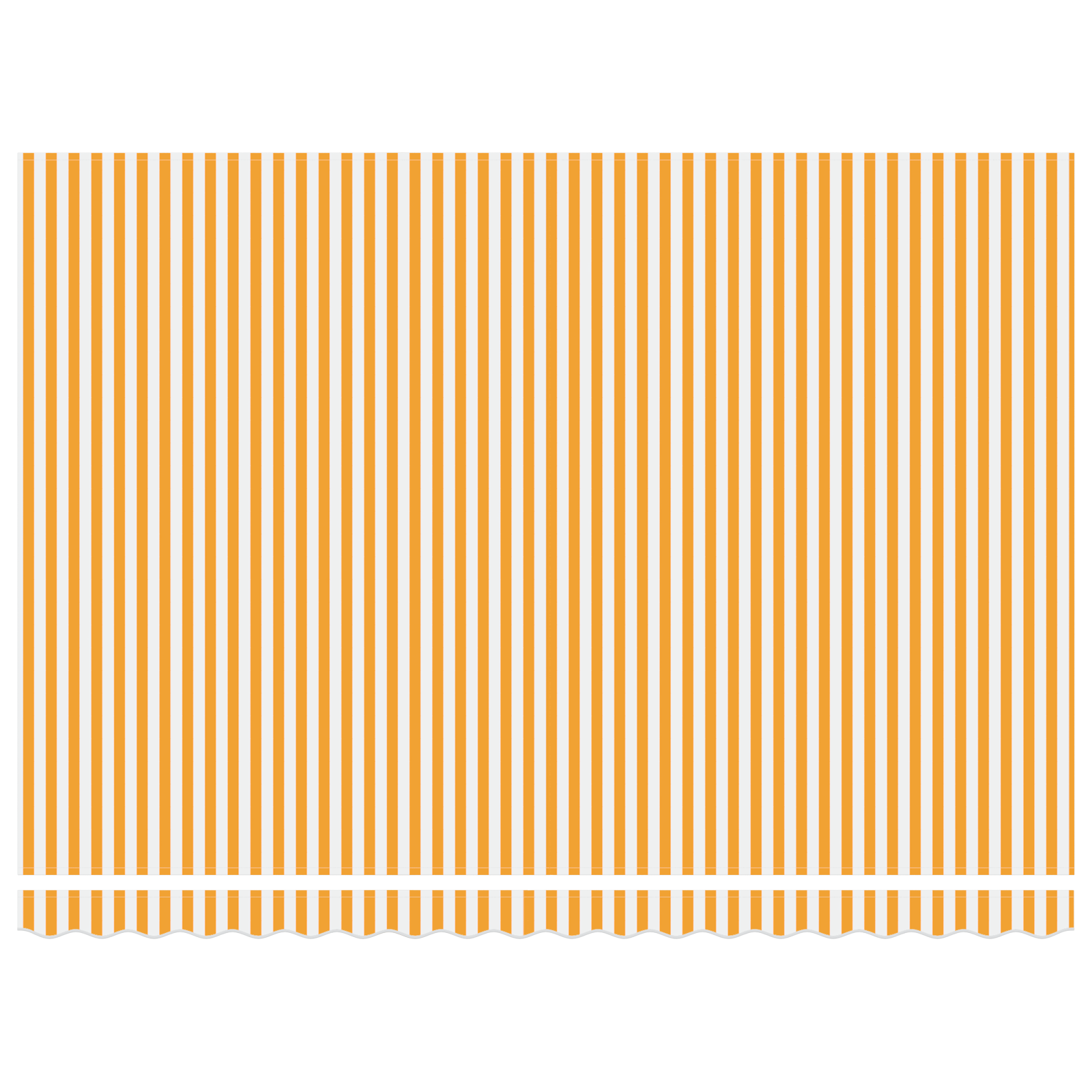 Utrækkelig Markise Orange og Hvid 450x300 Cm - billede 6