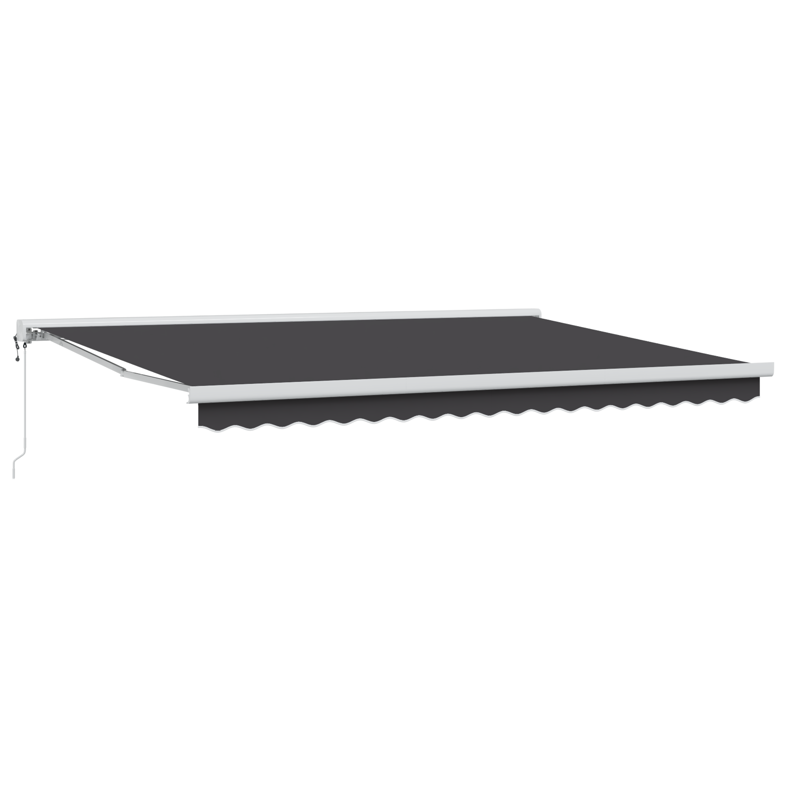Automatisk Utrækkelig Markise Antracit 450 X 300 Cm - billede 2