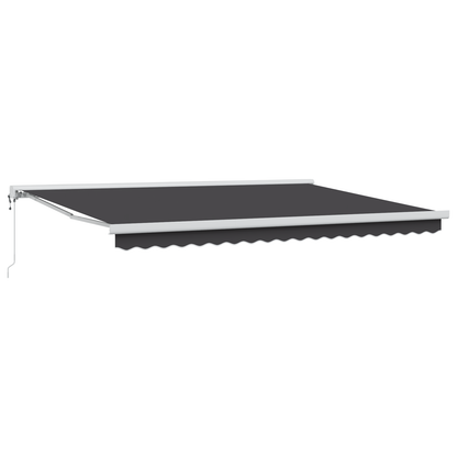 Automatisk Utrækkelig Markise Antracit 450 X 300 Cm - billede 2