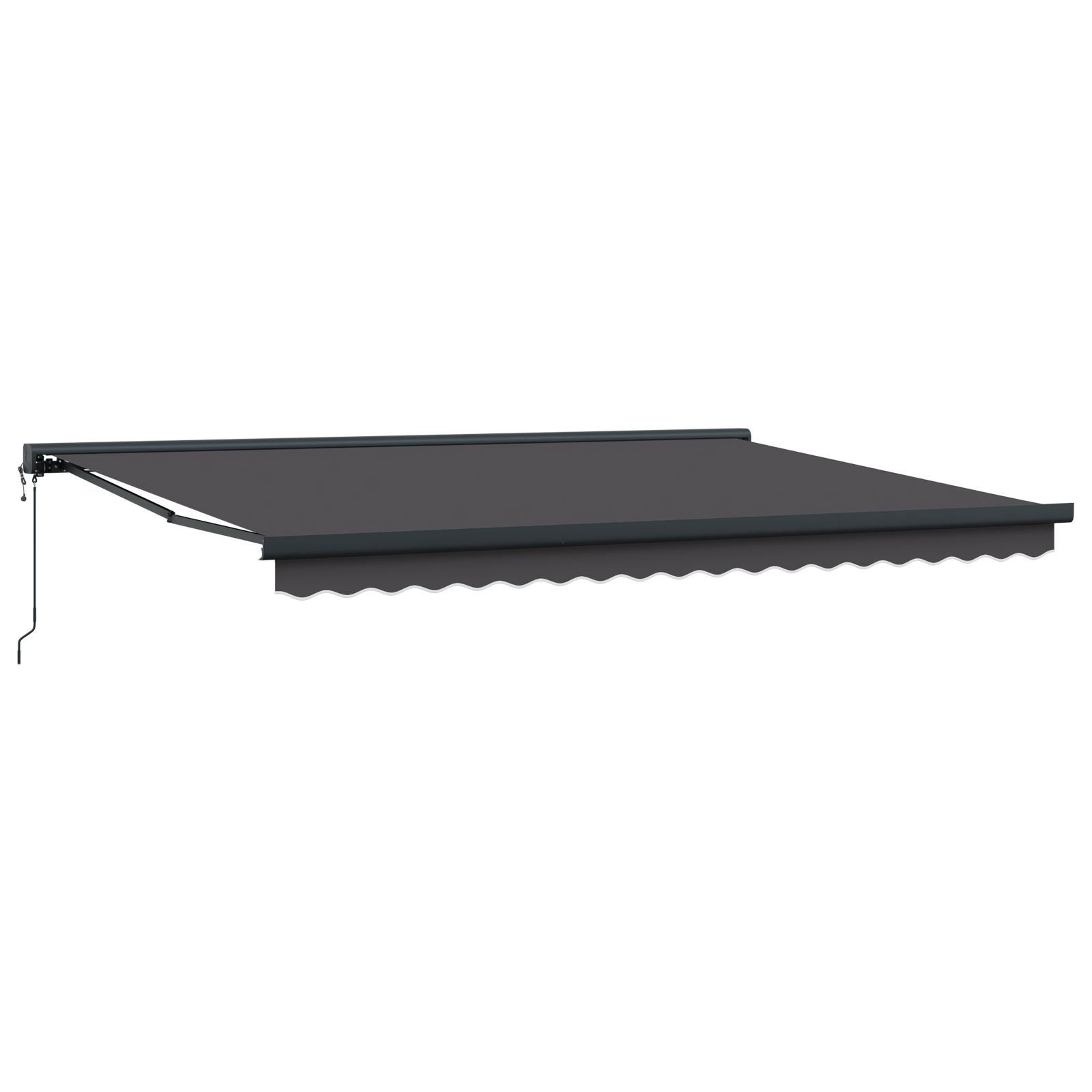 Automatiske Udtækkelige Markise Antracit 450x300 Cm - billede 5