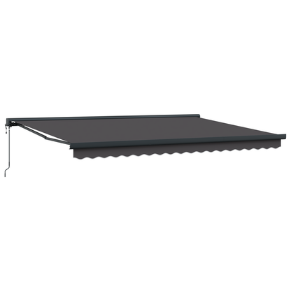 Automatiske Udtækkelige Markise Antracit 450x300 Cm - billede 5