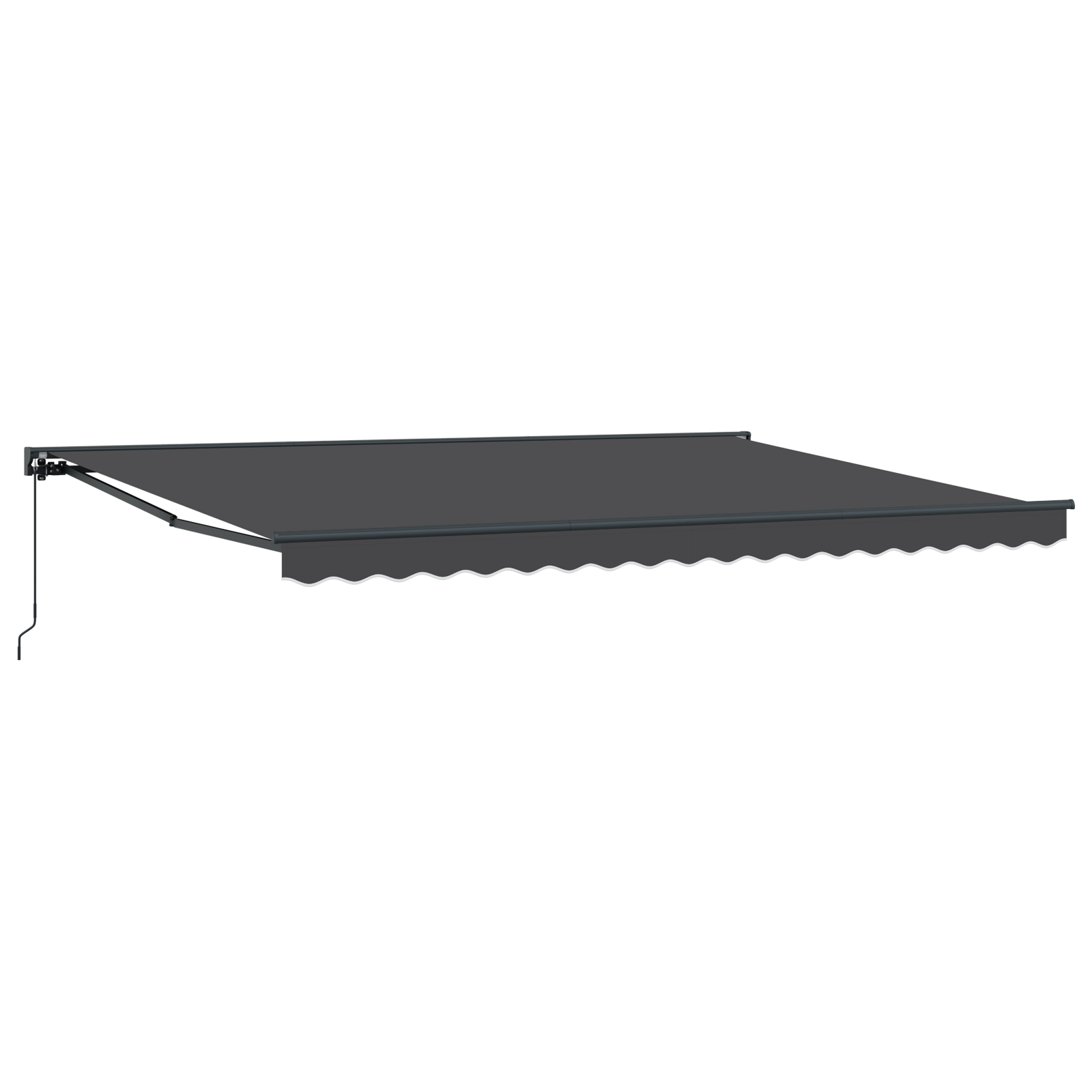 Utrækkelig Markise Antracit 450x300 Cm - billede 2
